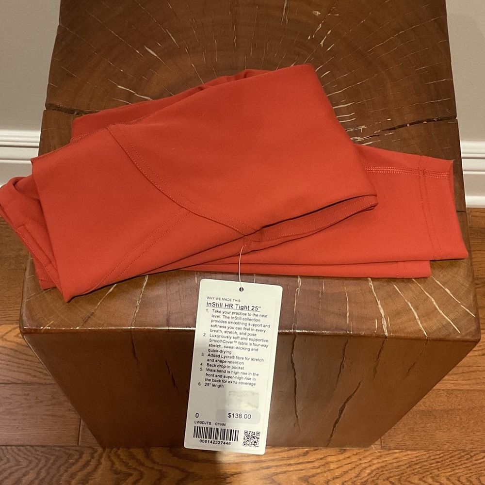lululemon athletica InStill HR Tight 25" - Burnt Orange